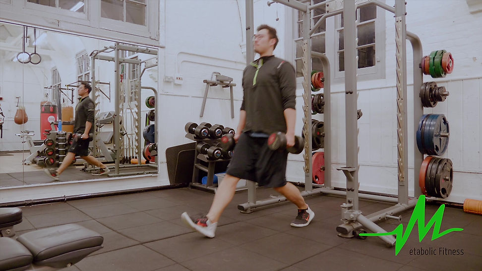 Dumbbell Lunges